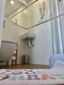 Koupelna v ubytování Villa Kabbalah
