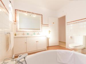 Koupelna v ubytování Chalet Sancti Petri