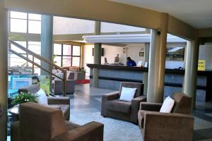 
The lobby or reception area at Hotel Costa do Atlantico
