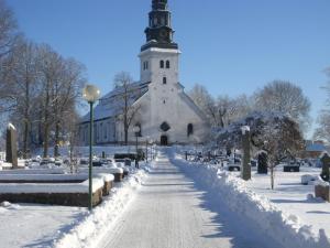 Vandrarhem Köping взимку