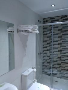 Koupelna v ubytování Hostal Rioja Condestable