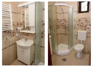 Vannituba majutusasutuses Garni Hotel Laguna Lux