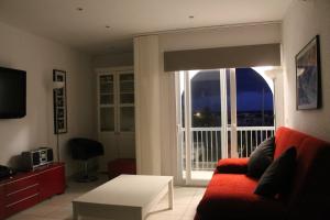 Posezení v ubytování Absolute Apartment