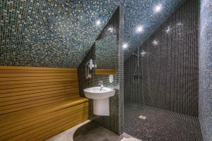 ห้องน้ำของ Hotel Bon Repos