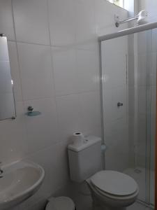 Phòng tắm tại Suites Brejauva