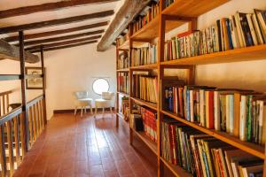 Bibliotēka in country house