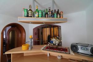 Kuchnia lub aneks kuchenny w obiekcie Ferienhaus Rieger