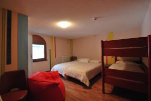 Voodi või voodid majutusasutuse Hotel Ristorante Baldi toas