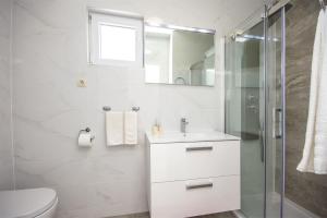 Koupelna v ubytování Apartment Srima
