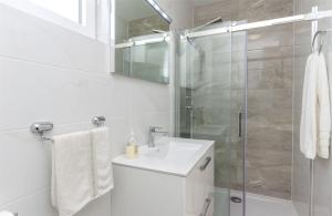 Koupelna v ubytování Apartment Srima