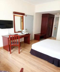 Katil atau katil-katil dalam bilik di Hotel Seri Malaysia Kuantan