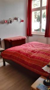 Postel nebo postele na pokoji v ubytování Heine Apartment-Friedegerns Fewo