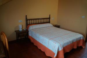Posteľ alebo postele v izbe v ubytovaní Hostal Camino Real
