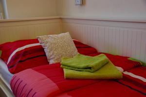 Postel nebo postele na pokoji v ubytování Hostel Humpolec
