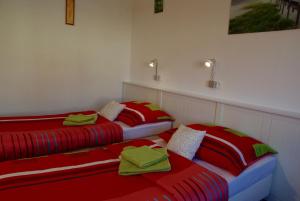Postel nebo postele na pokoji v ubytování Hostel Humpolec