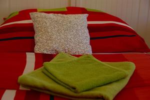 Postel nebo postele na pokoji v ubytování Hostel Humpolec