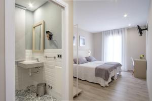 Koupelna v ubytování Casa O Real