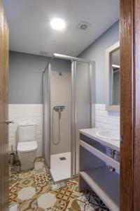 Koupelna v ubytování Casa O Real