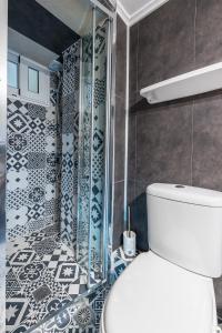 Koupelna v ubytování Athens Mini Suite