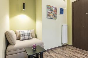 Posezení v ubytování Athens Mini Suite
