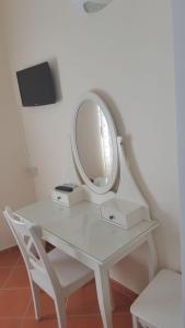 TV a/nebo společenská místnost v ubytování Casa Falcone B&B
