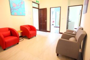 Ein Sitzbereich in der Unterkunft Kinmen Line In Bed and Breakfast