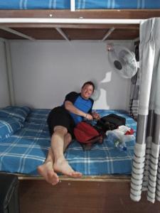 Letto o letti in una camera di Kingfisher Hostel