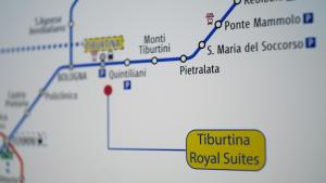 mapa metra Ryukyu w obiekcie Tiburtina Royal Suites w Rzymie