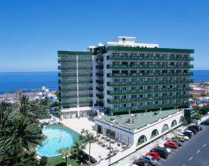 an aerial view of a hotel with a pool at Sol Puerto de la Cruz Tenerife in Puerto de la Cruz