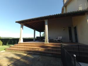 A balcony or terrace at HHC - Holidays House Compostela
