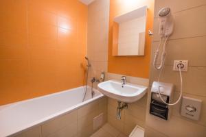 Kúpeľňa v ubytovaní Hotel Slovan