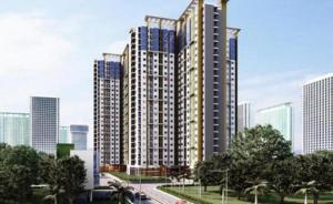 a rendering of a tall building in a city at Pakubuwono Terrace Apartment in Jakarta