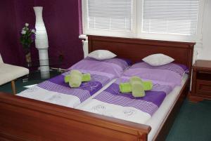 Postel nebo postele na pokoji v ubytování Hostel Humpolec