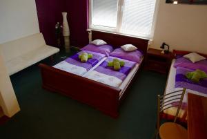 Postel nebo postele na pokoji v ubytování Hostel Humpolec