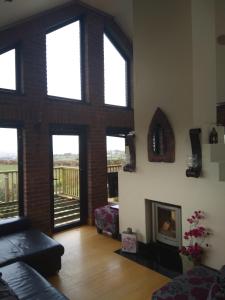 Khu vực ghế ngồi tại Grianan View House