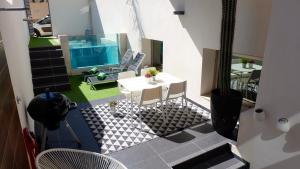 Posezení v ubytování EBLI House