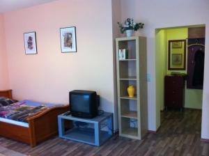 Televisyen dan/atau pusat hiburan di City Apartment in Nürnberg am Bahnhof