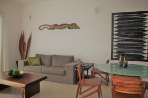 Ruang duduk di Casa Azul