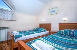 Postel nebo postele na pokoji v ubytování Guesthouse Janez