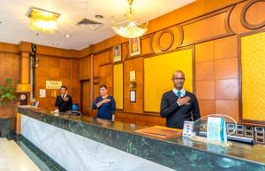 Preddverje oz. recepcija v nastanitvi Crystal Crown Hotel Petaling Jaya