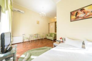 TV a/nebo společenská místnost v ubytování Kiev Centre Apartments