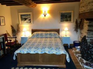 Ένα ή περισσότερα κρεβάτια σε δωμάτιο στο Les Rivieres