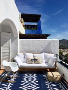 En balkon eller terrasse på Casa El Mero