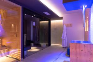 Koupelna v ubytování Hotel El Paster