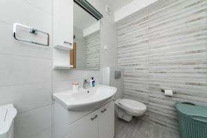 Koupelna v ubytování Apartments Miramar