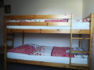 Postel nebo postele na pokoji v ubytování Penzion U Jindry