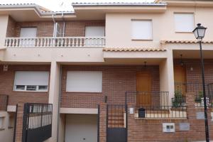 A balcony or terrace at Casa Rural las Burbujas