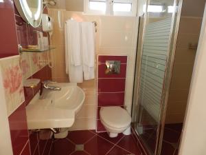 A bathroom at Vila Saltanat 41