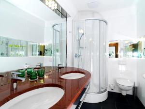 Vannituba majutusasutuses Hotel Zipser