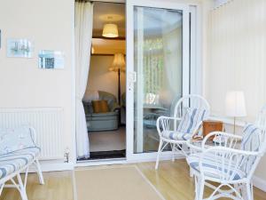 A seating area at Lancelot 